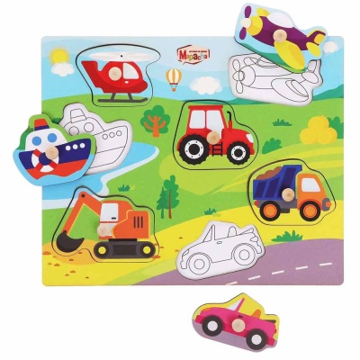 Деревянная игрушка Вкладыши Транспорт Mapacha 962084 1